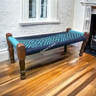 Handwoven Bench