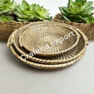 Rattan Tray | Bamboo Basket Serving Tray | Decorative Dining Table | Gift Hamper
